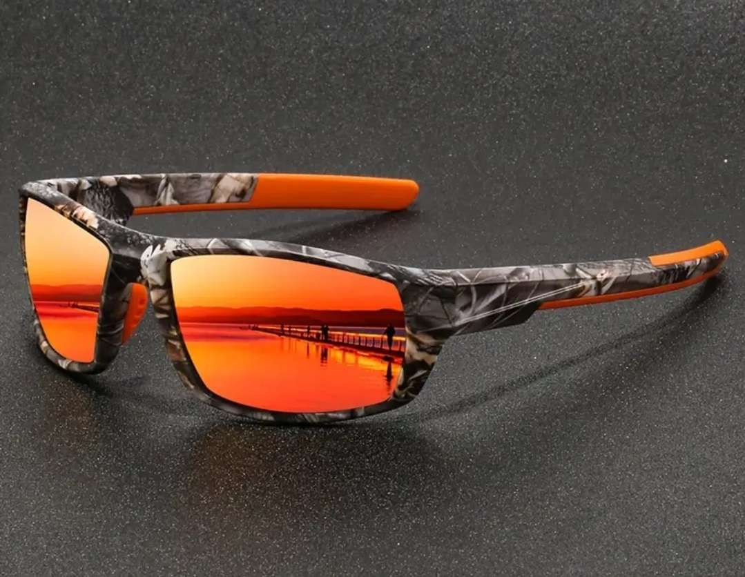 Polarized unisex sport sunglasses and protective case