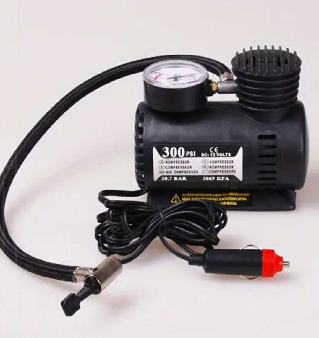 12V 300 PSI Universal mini compressor inflator pump