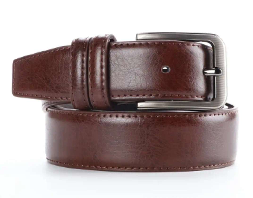 Mens genuine leather belt