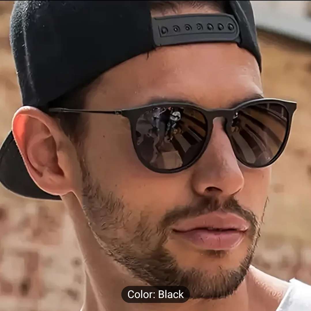 Oval unisex sunglasses