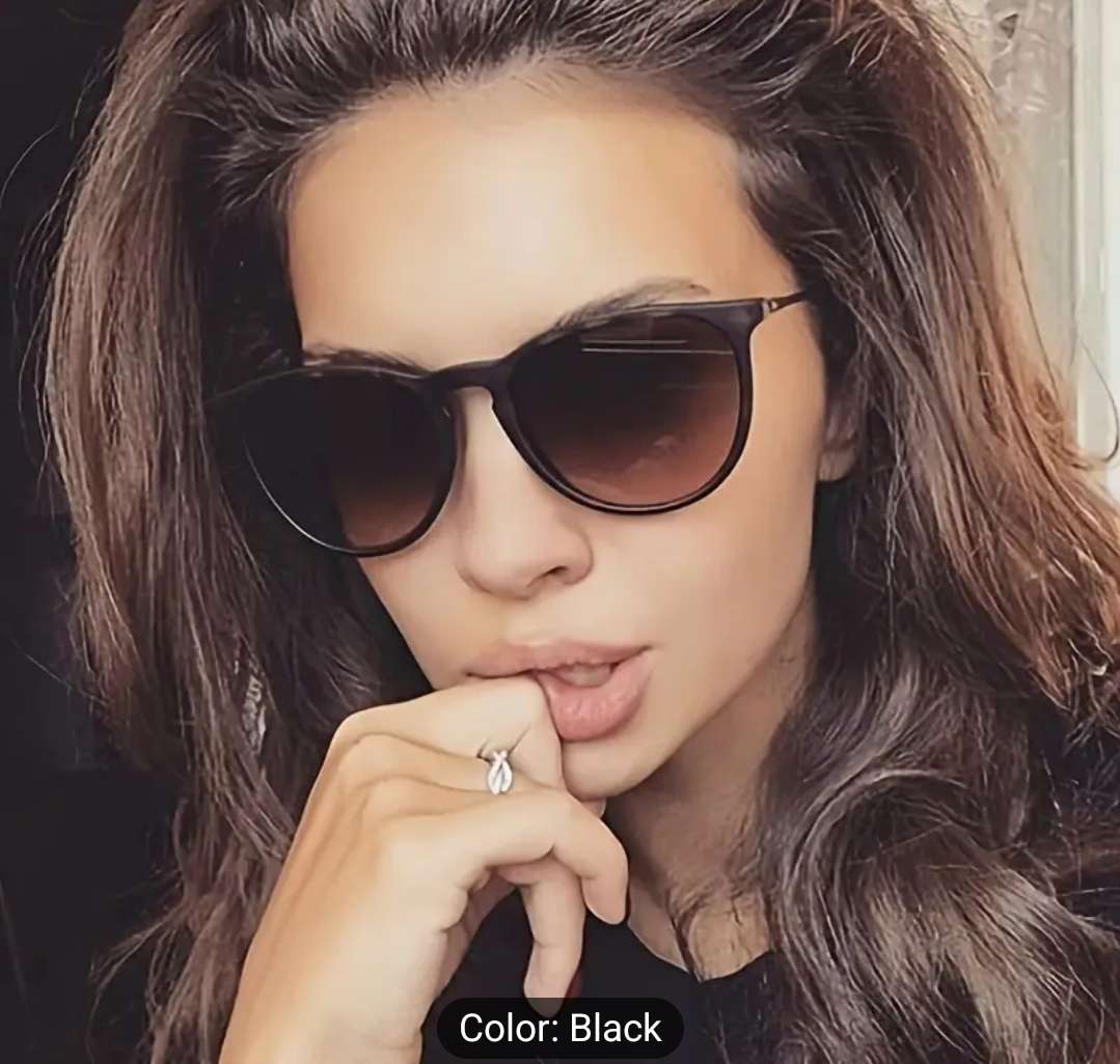 Oval unisex sunglasses