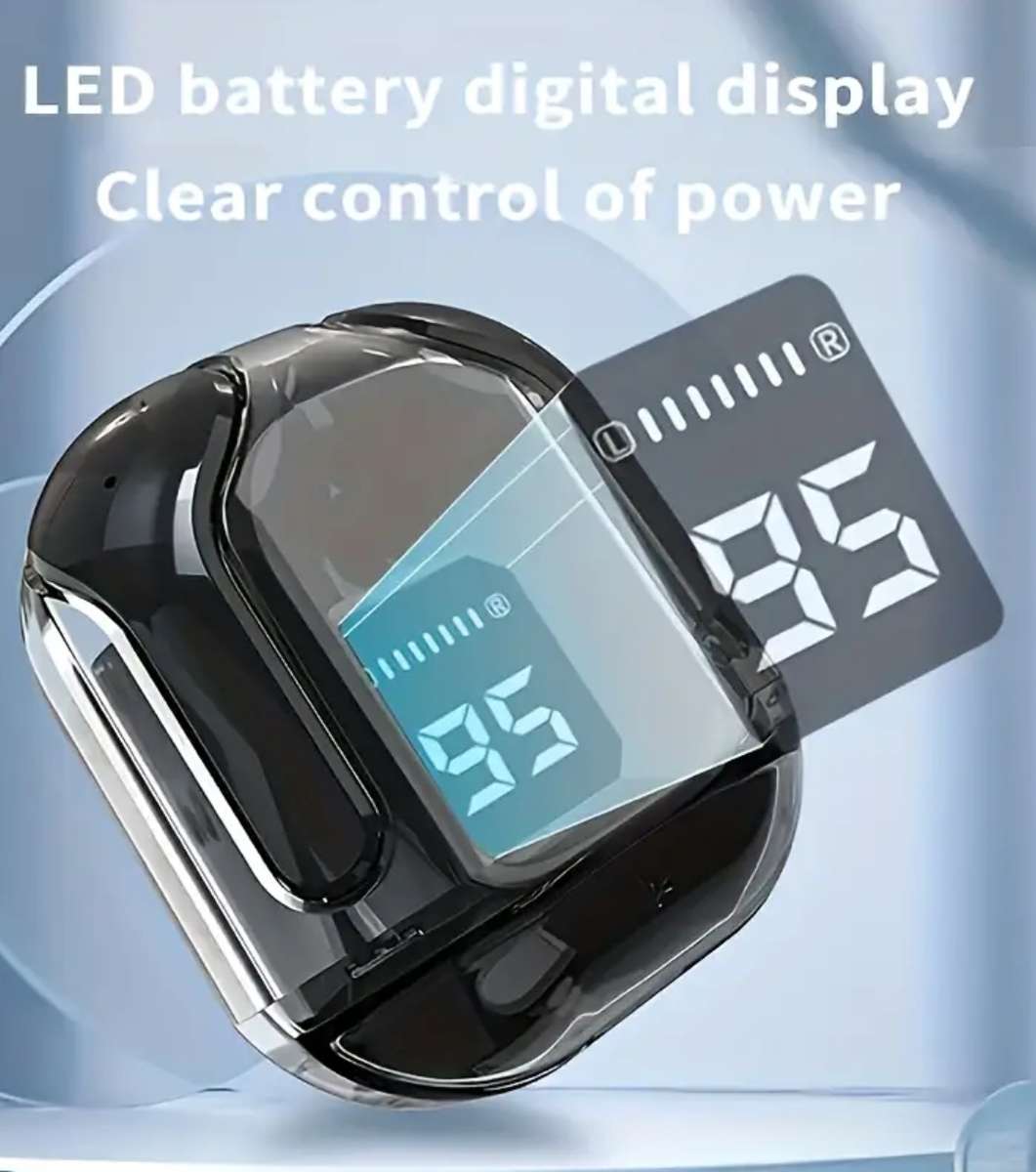 True wireless stereo earbuds - black