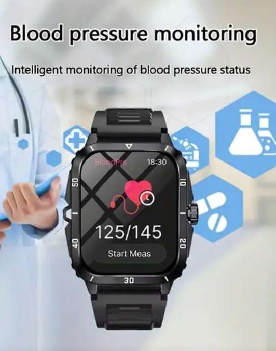 Demo Model Black Unisex Smartwatch