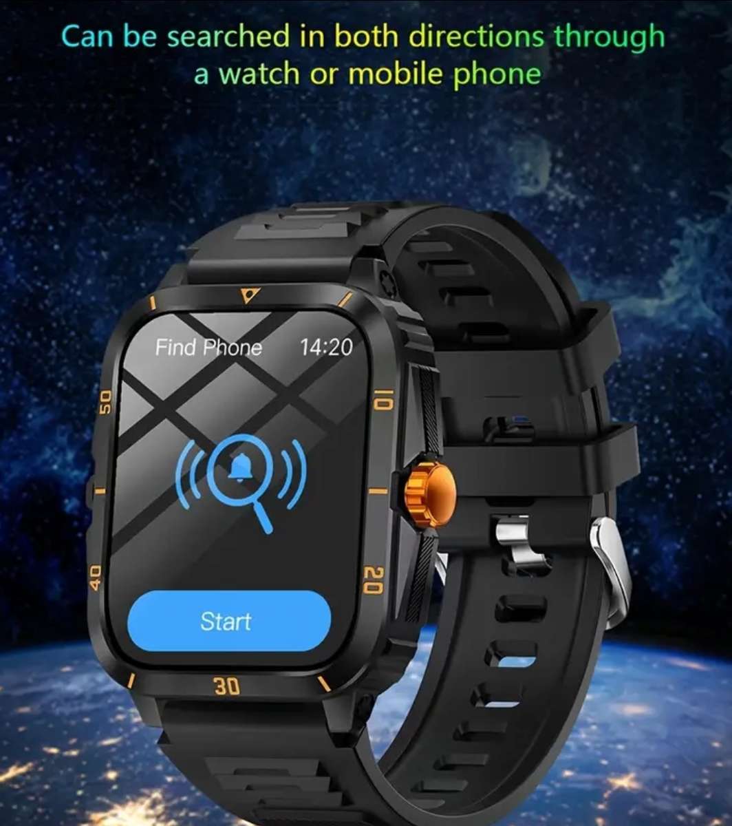 Demo Model Black Unisex Smartwatch