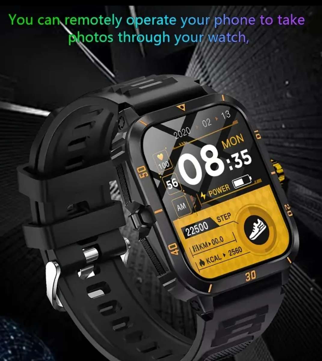 Demo Model Black Unisex Smartwatch
