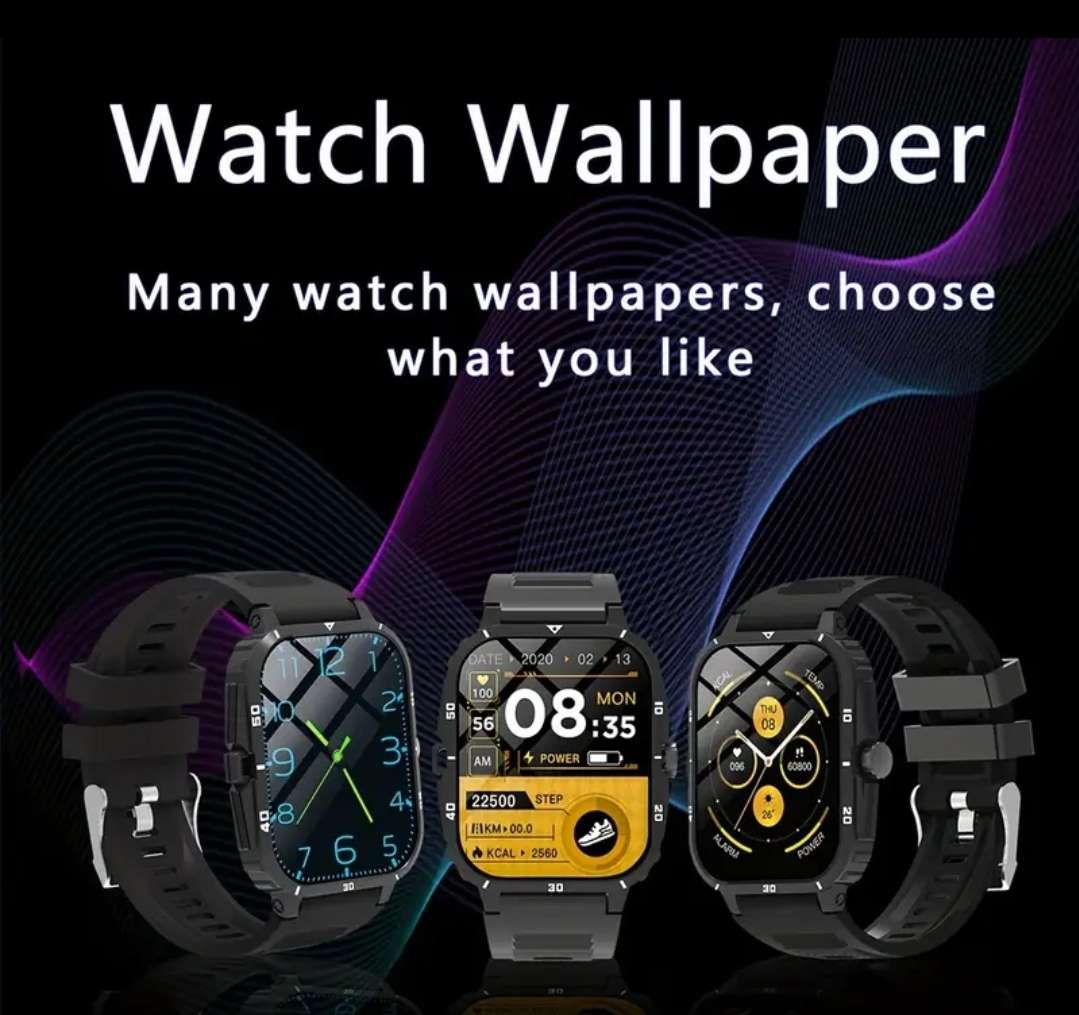 Demo Model Black Unisex Smartwatch