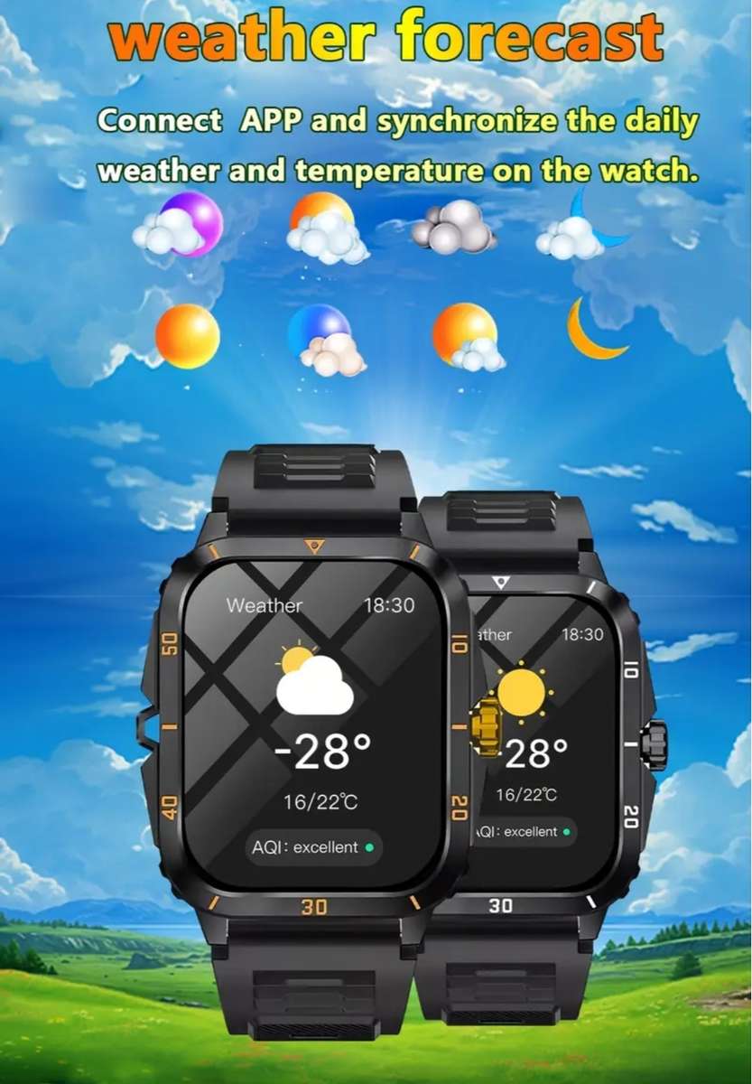 Demo Model Black Unisex Smartwatch