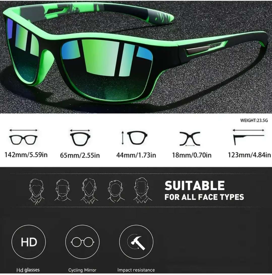 Polarized unisex sport sunglasses