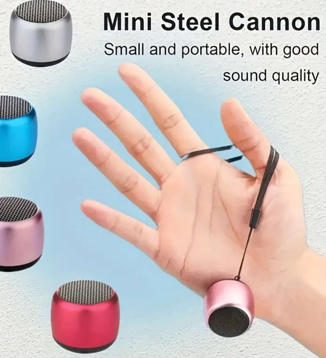 Mini wireless speaker - silver