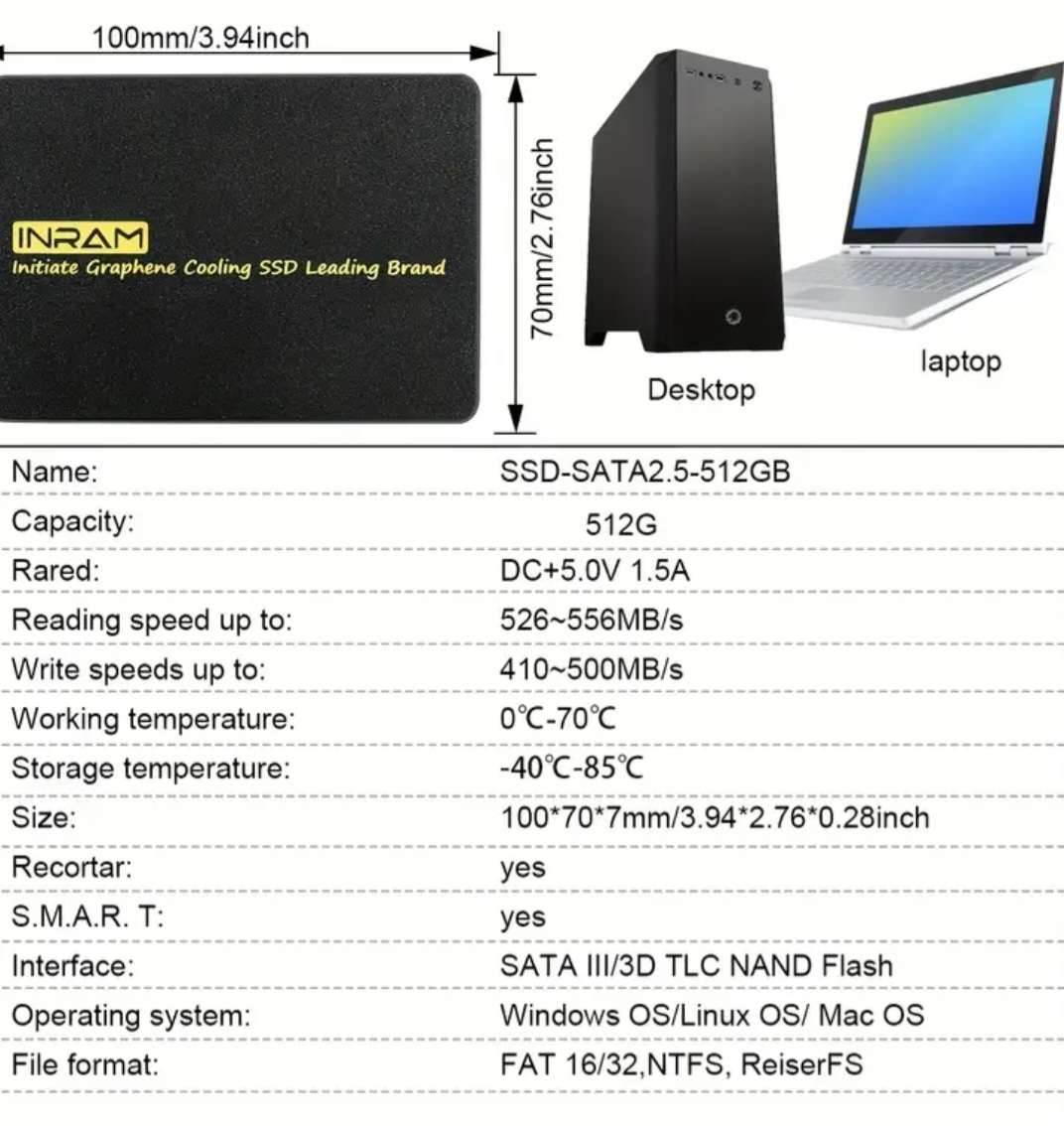 512 GB Solid State Drive