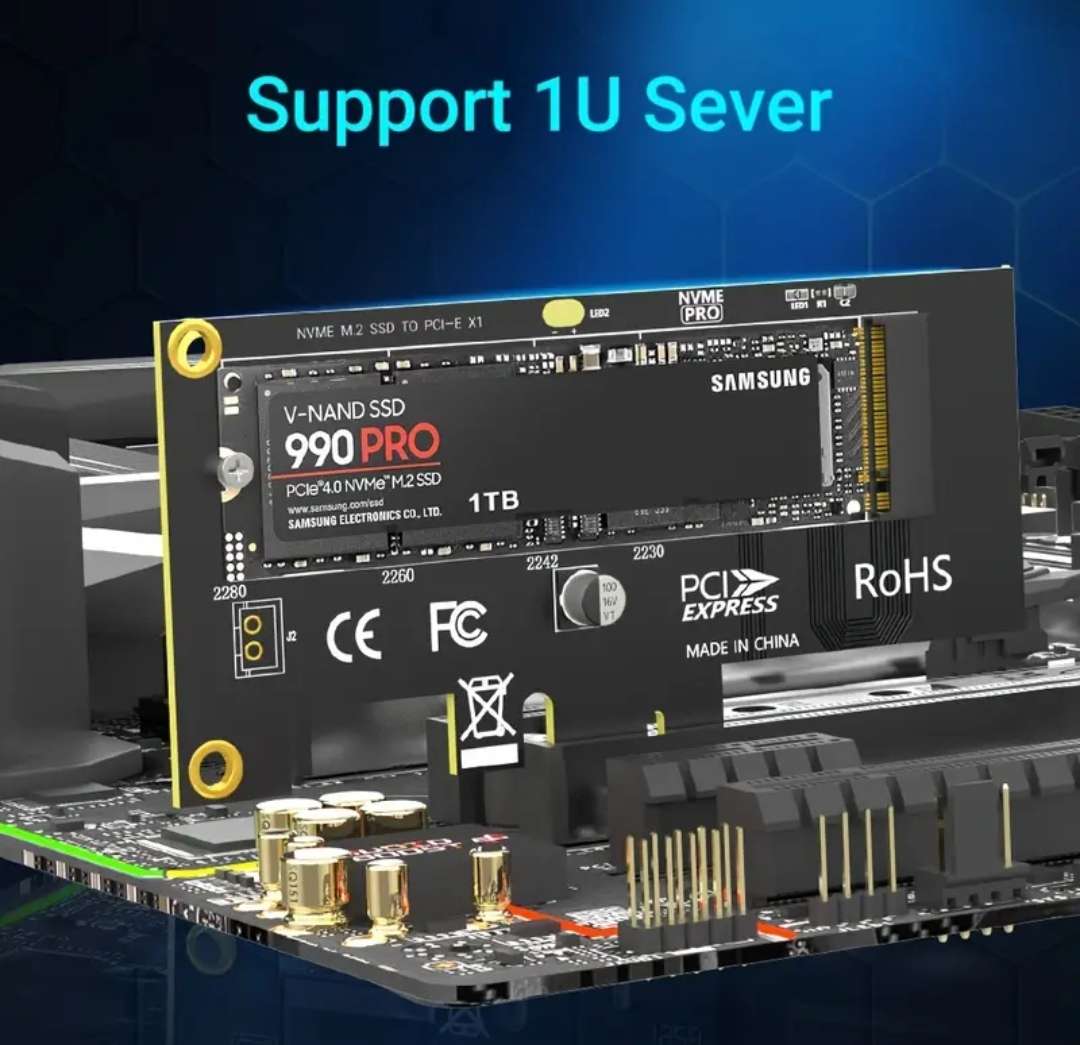 NVME to PCIe4 adapter card