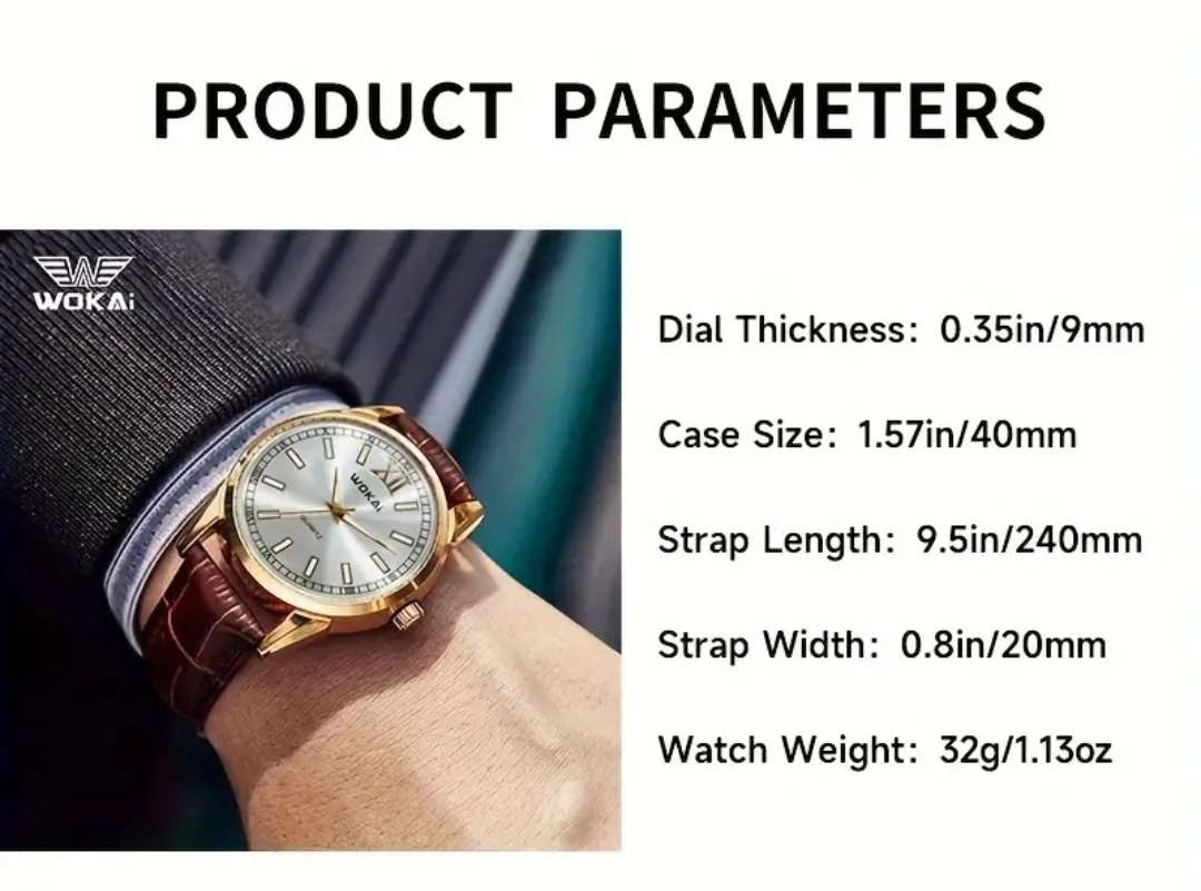 Buiseness style mens watch