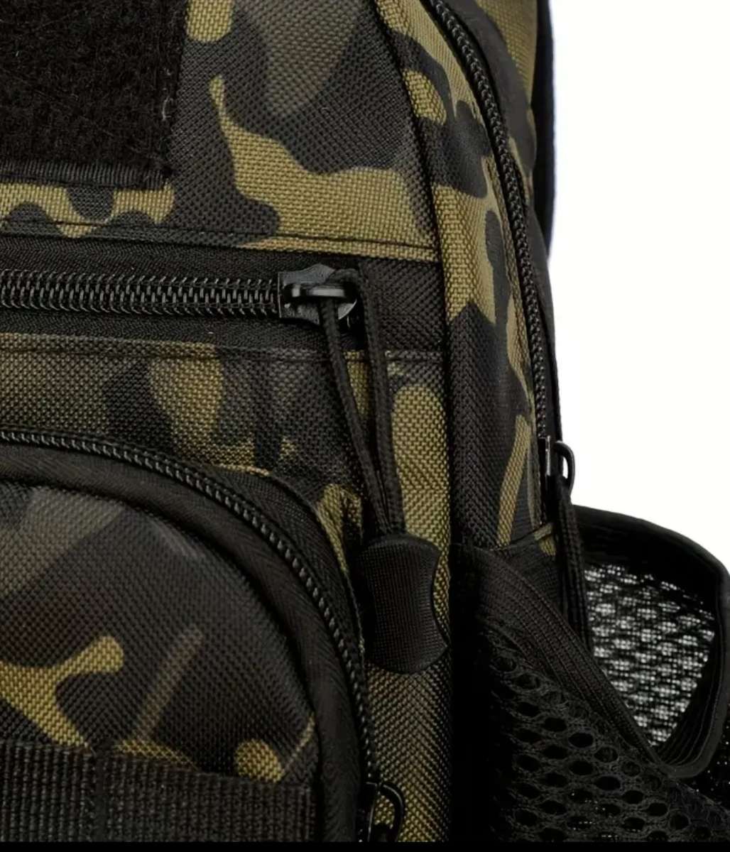 Camouflage chest pack or shoulder sling bag