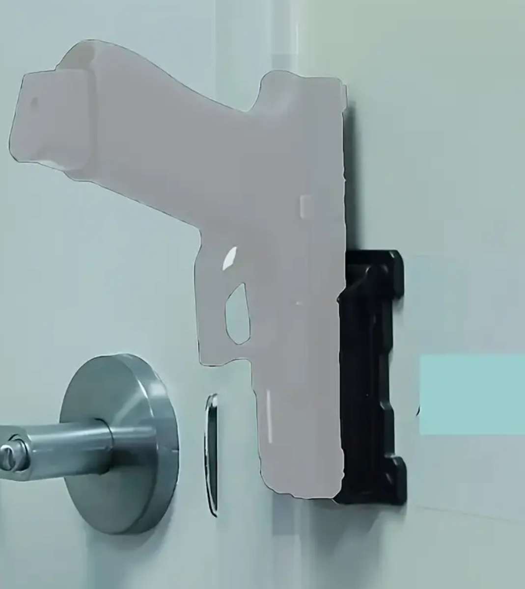 Magnetic quick draw handgun mount for for car or truck