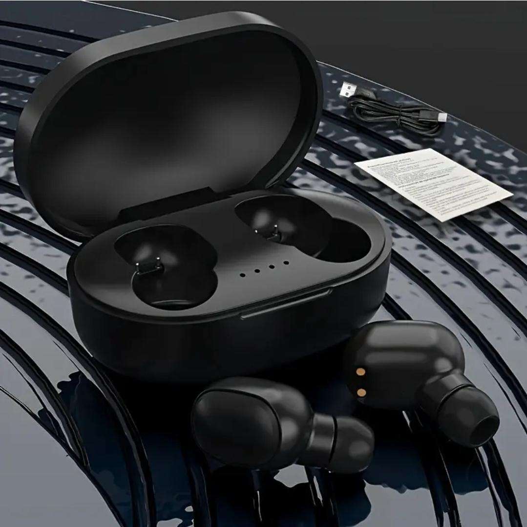 True wireless stereo earbuds - black