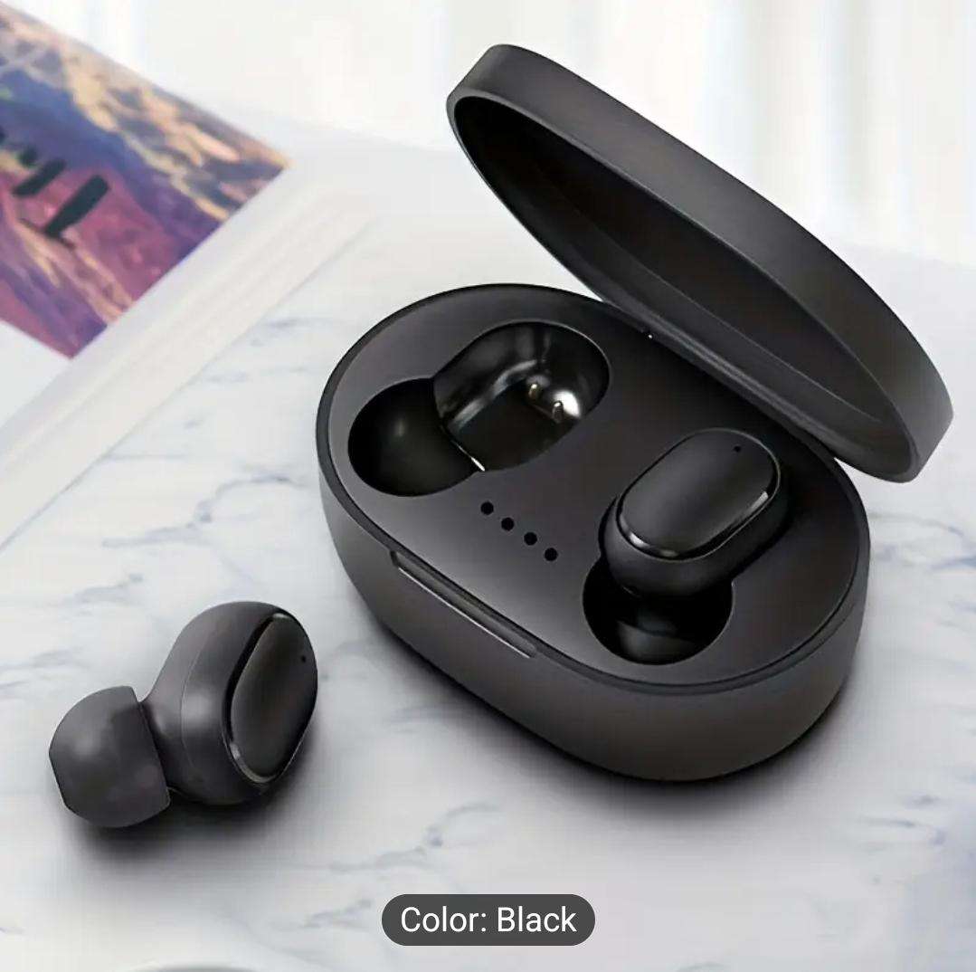 True wireless stereo earbuds - black