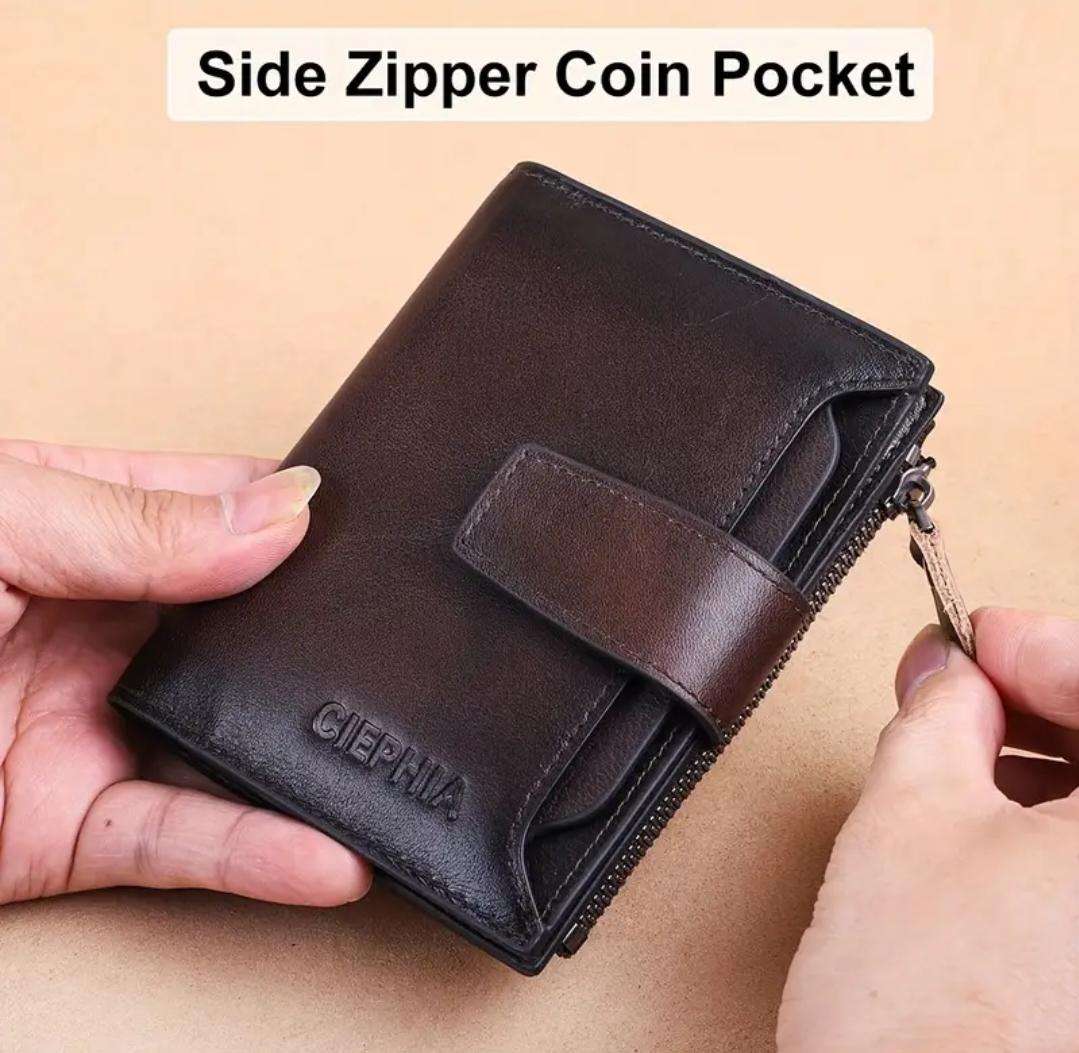 Genuine Leather RFID wallet