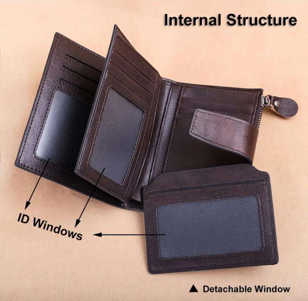Genuine Leather RFID wallet