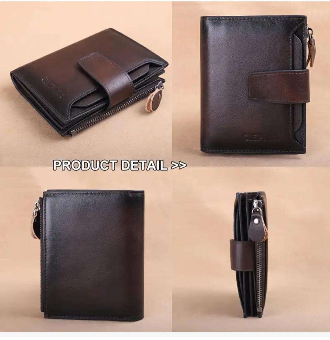 Genuine Leather RFID wallet