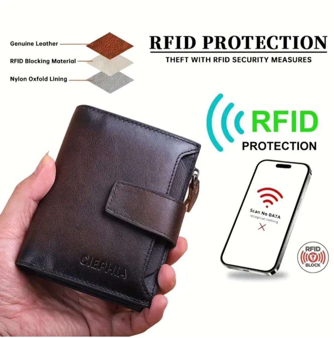 Genuine Leather RFID wallet