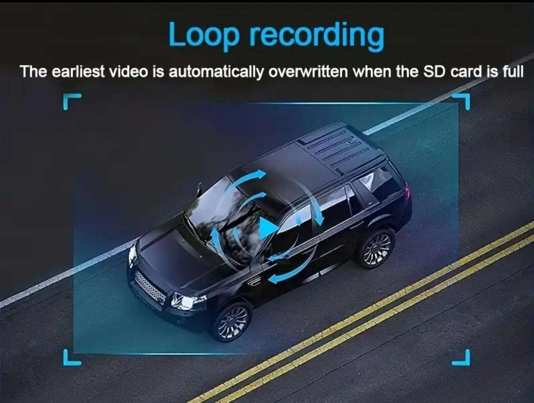 Dual camera Full HD dashcam