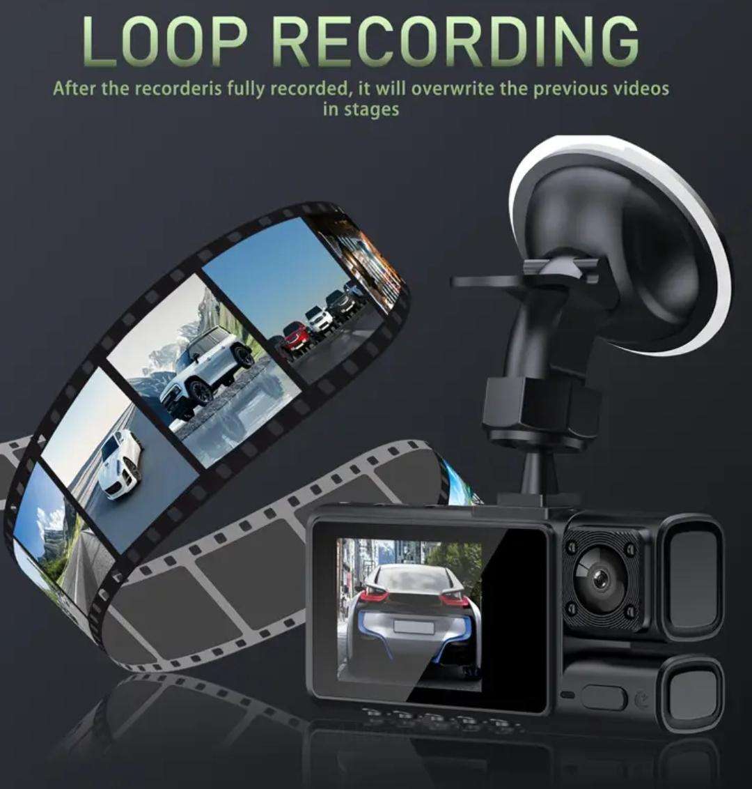 Dual lens HD dash camera