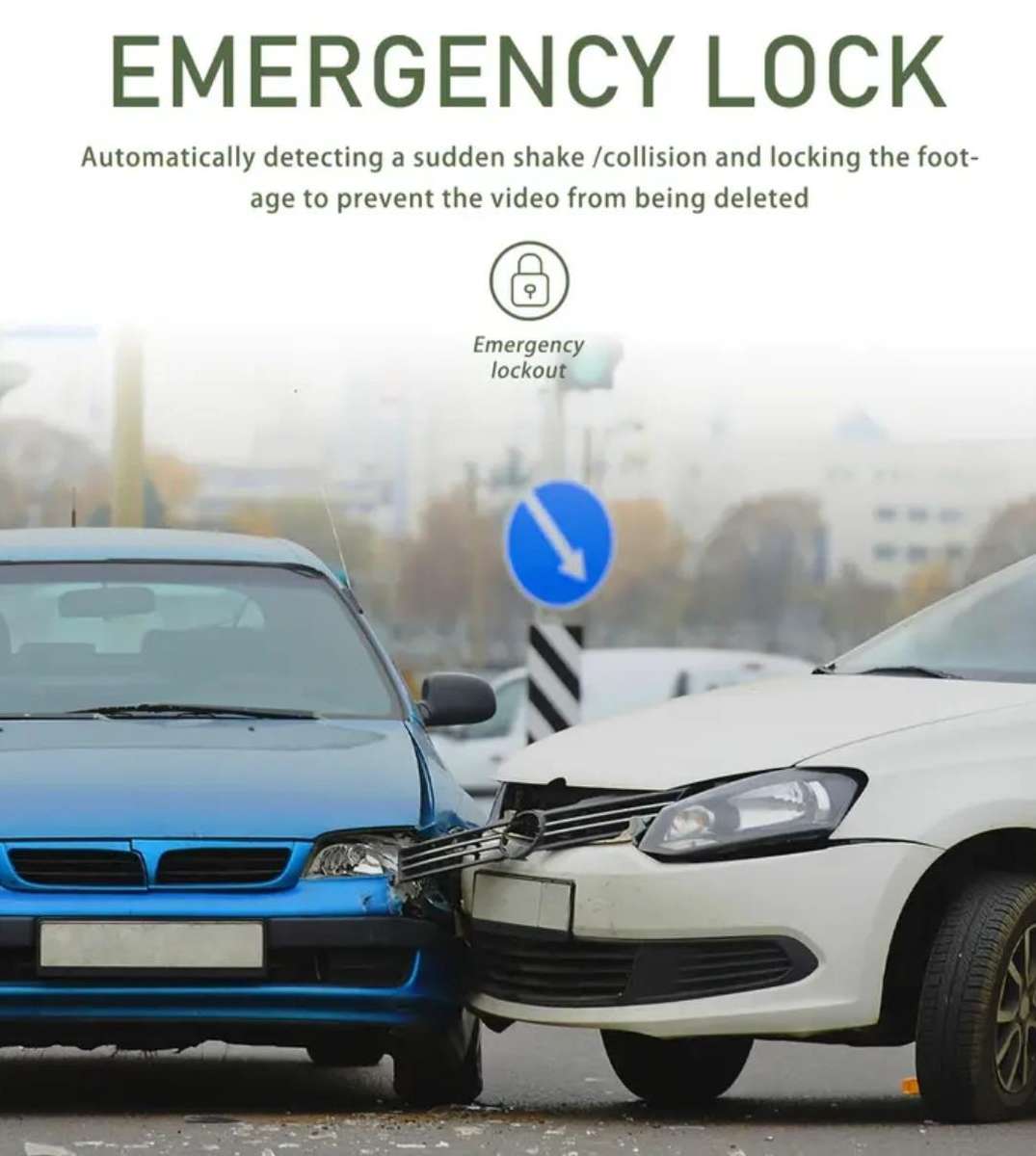 Dual lens HD dash camera