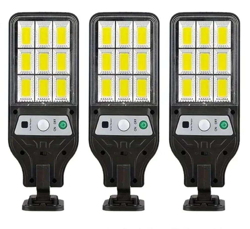 3 Pcs solar motion sensor wall or street light