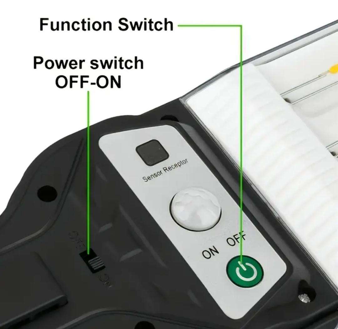 3 Pcs solar motion sensor wall or street light