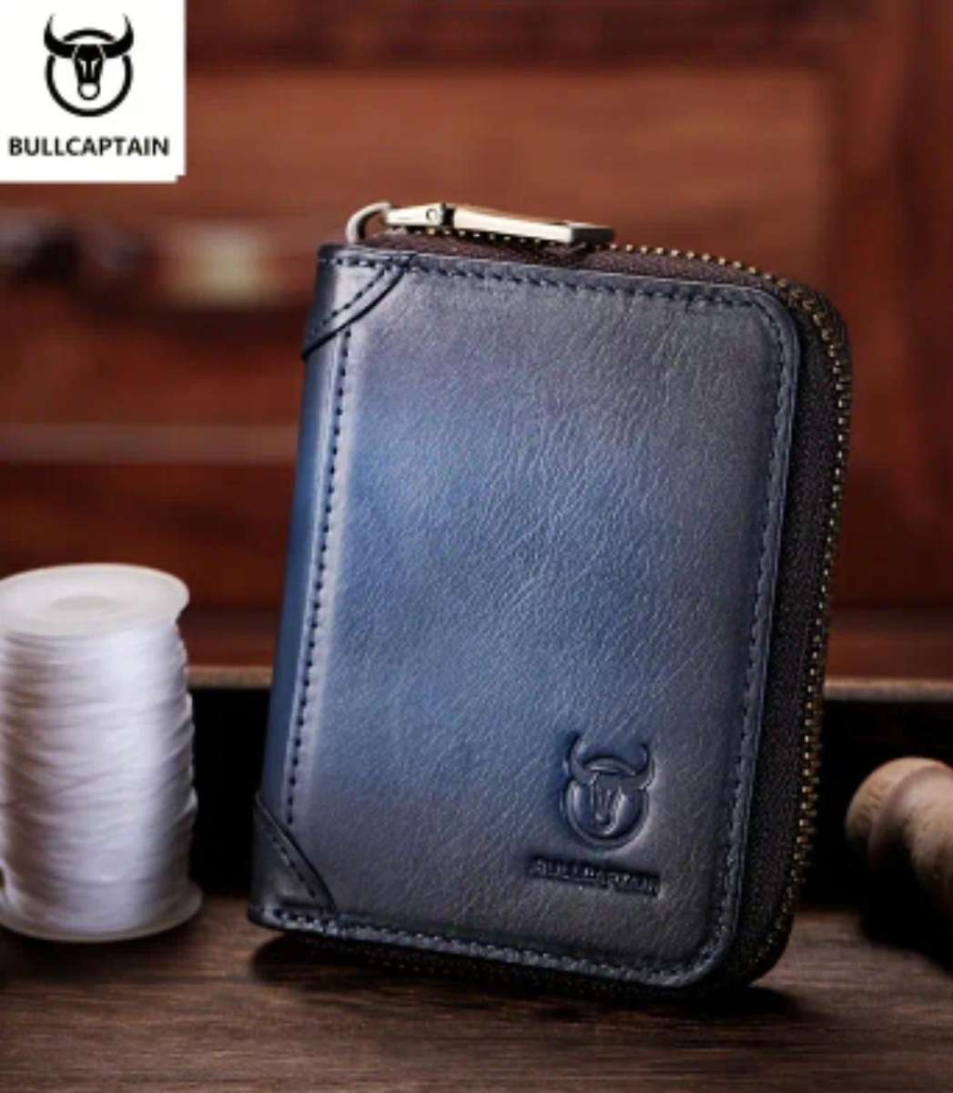 Genuine Leather RFID card wallet