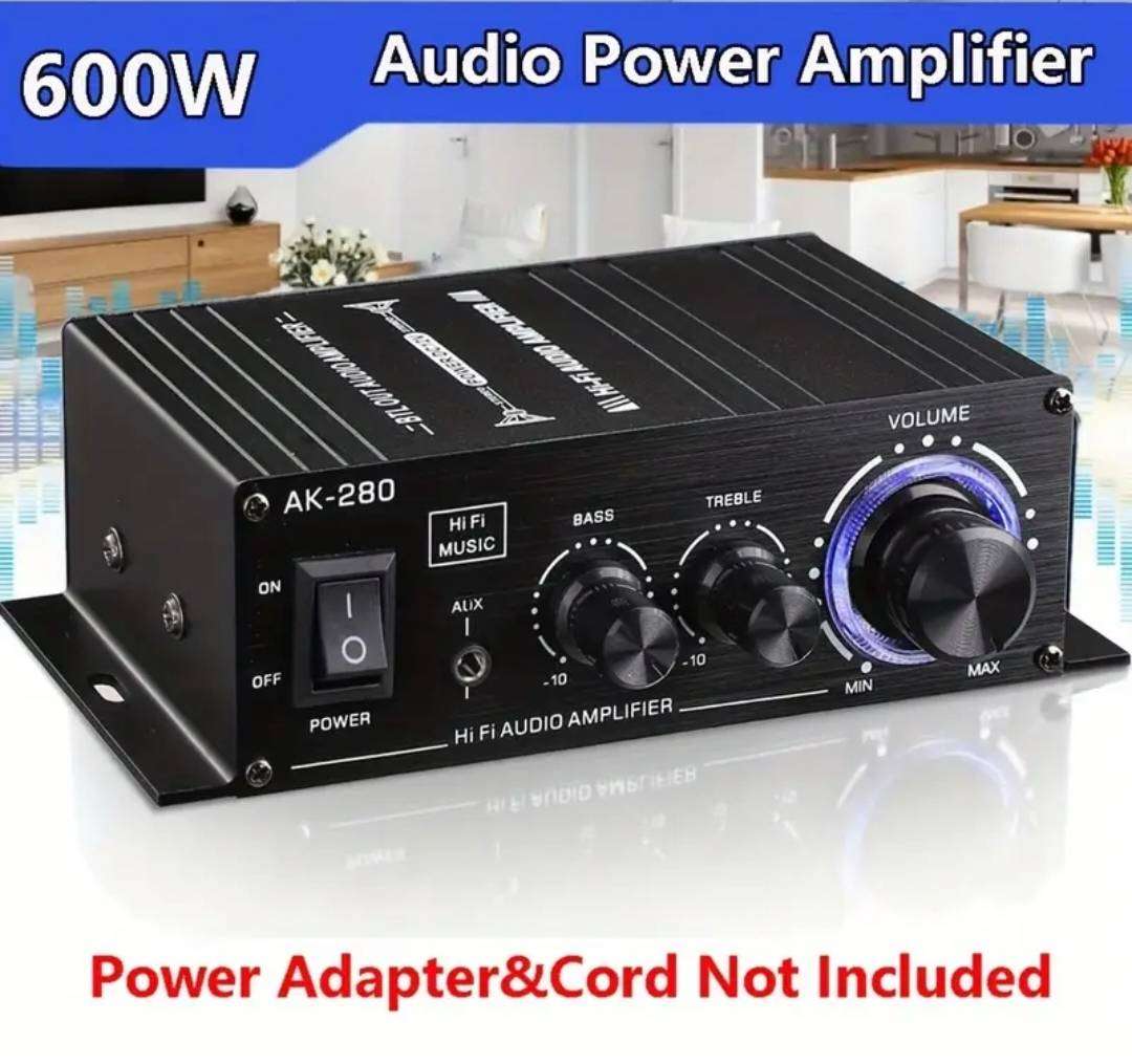 Compact 600W sound amplifier