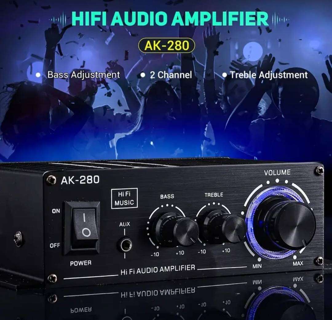 Compact 600W sound amplifier