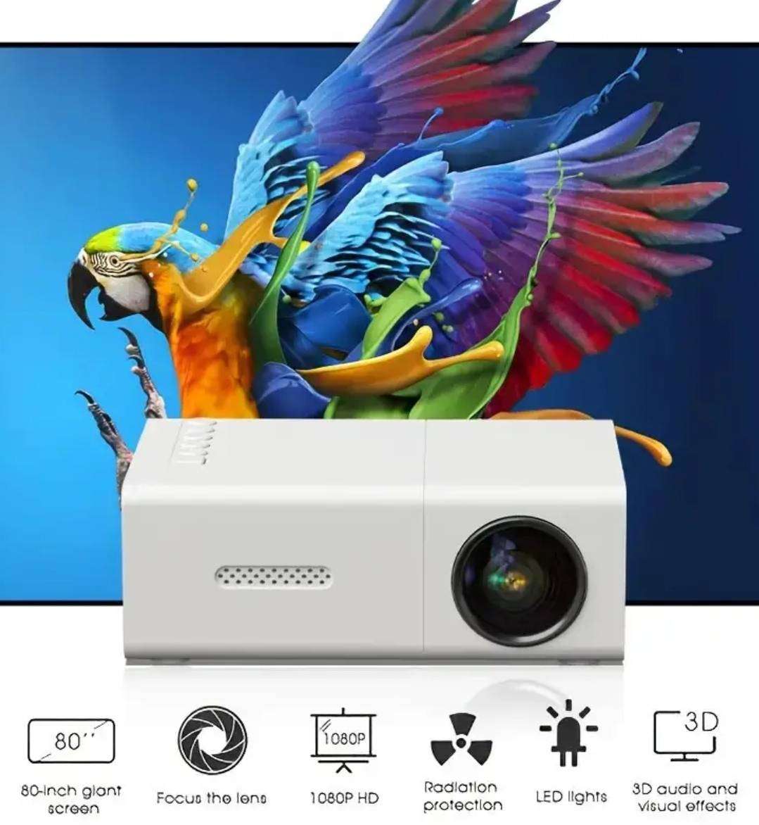 Remote control Mobile LED projector