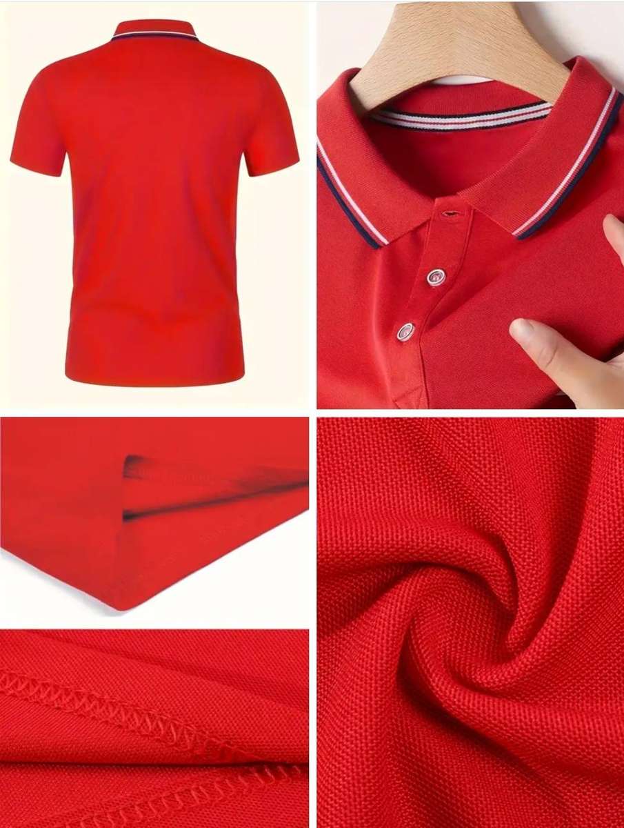 Summer golf shirt - print logo