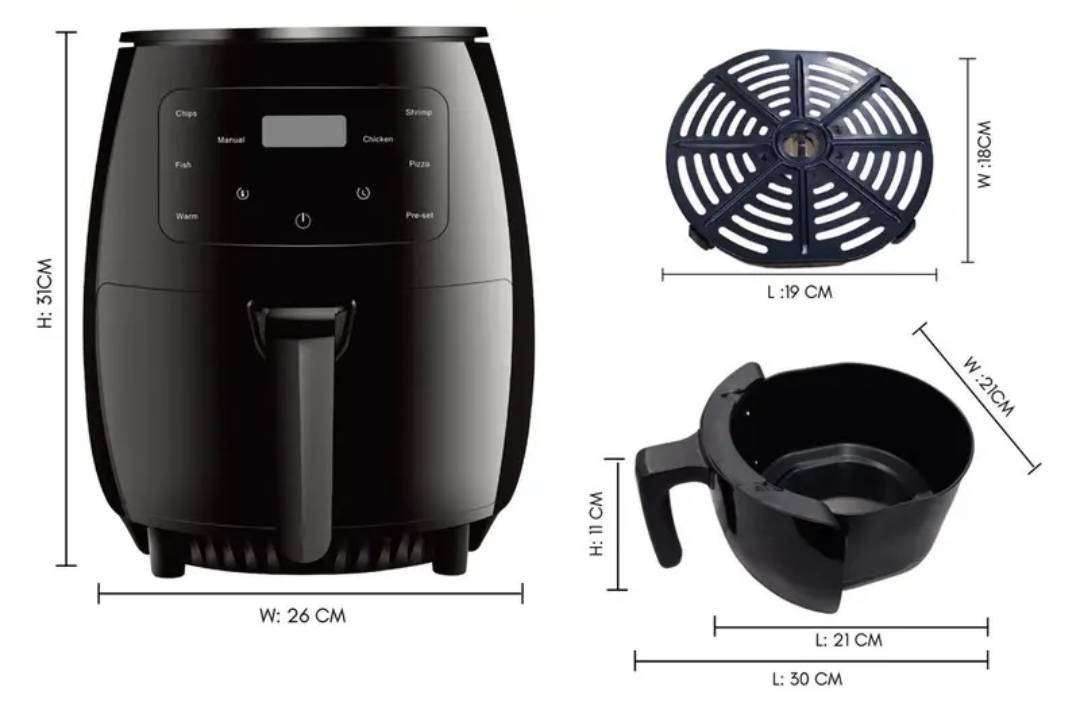 Air fryer - 5liter