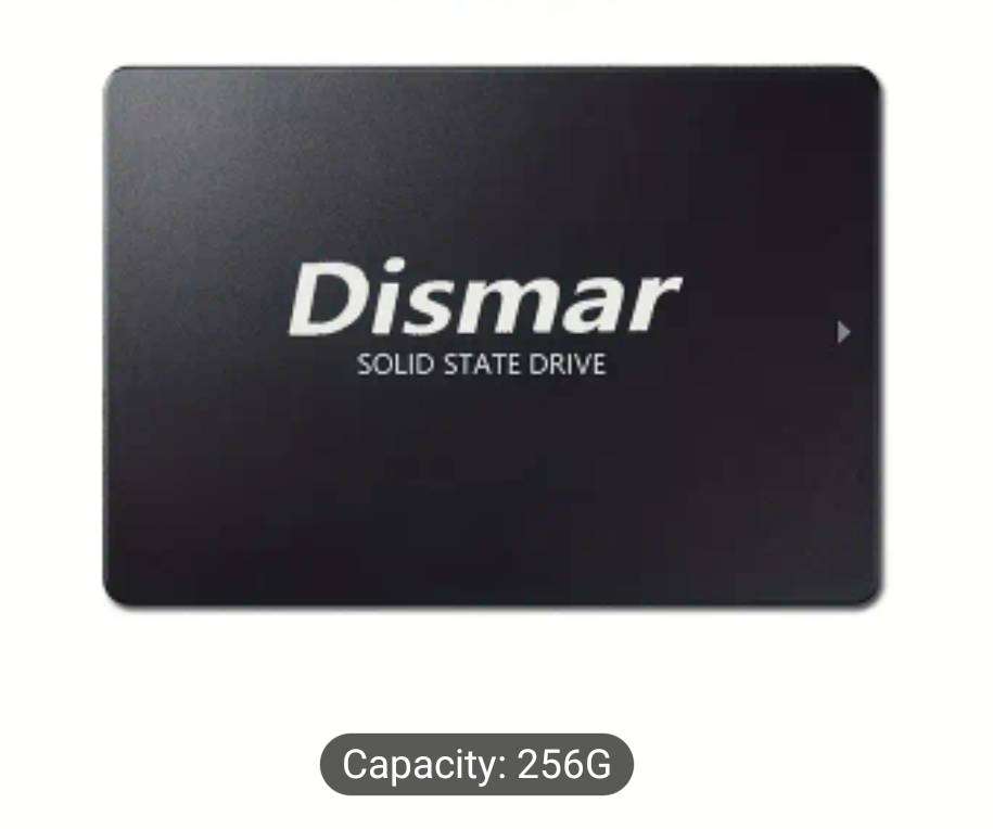 256GB Sata3 6GB/s 2.5" SSD