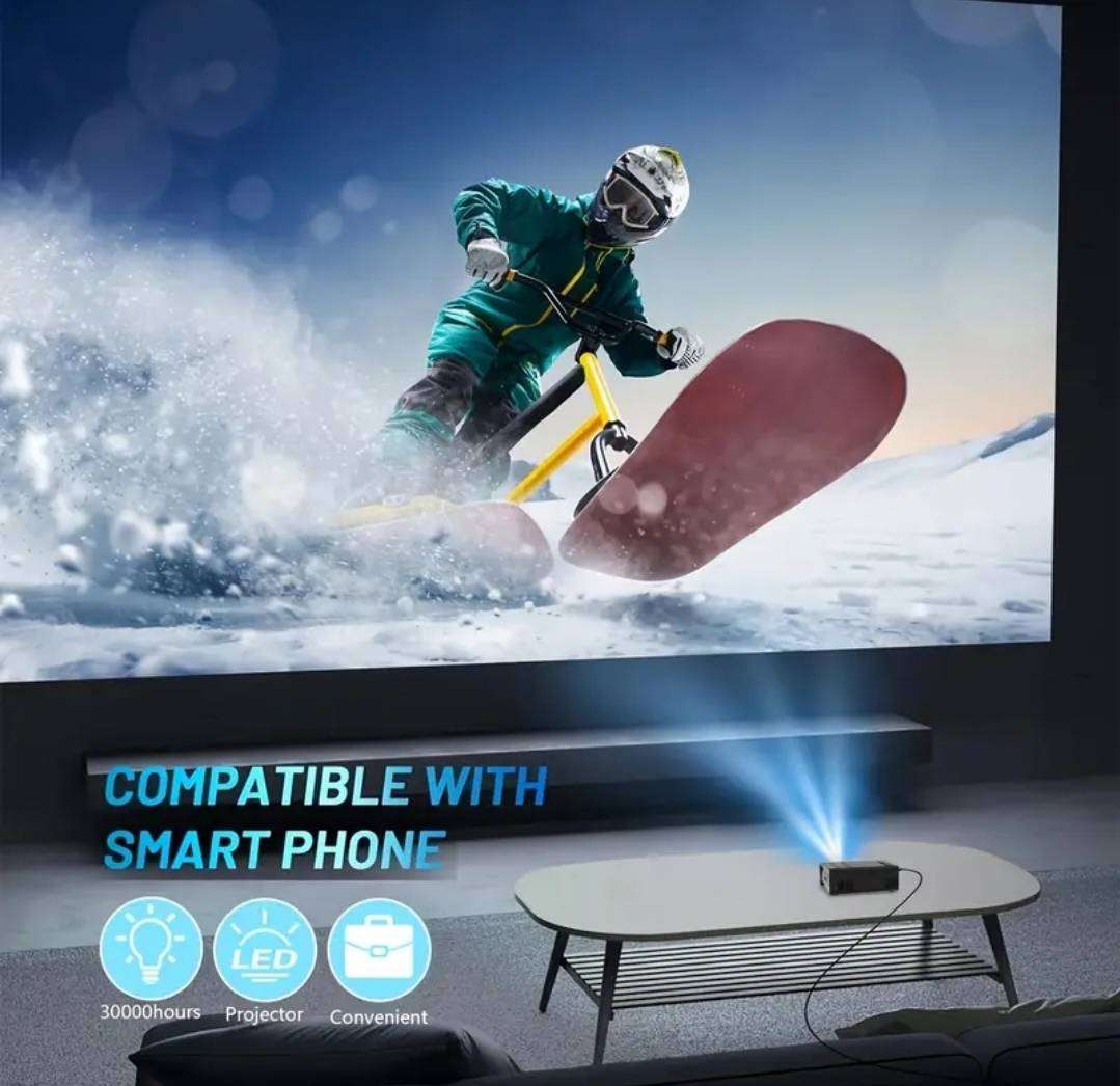 1080p mobile remote control projector