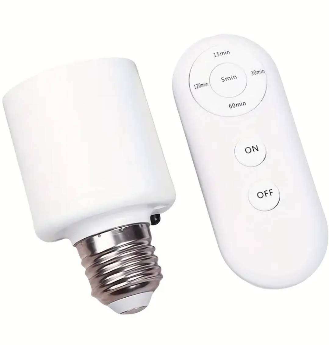 Infrared remote control light socket
