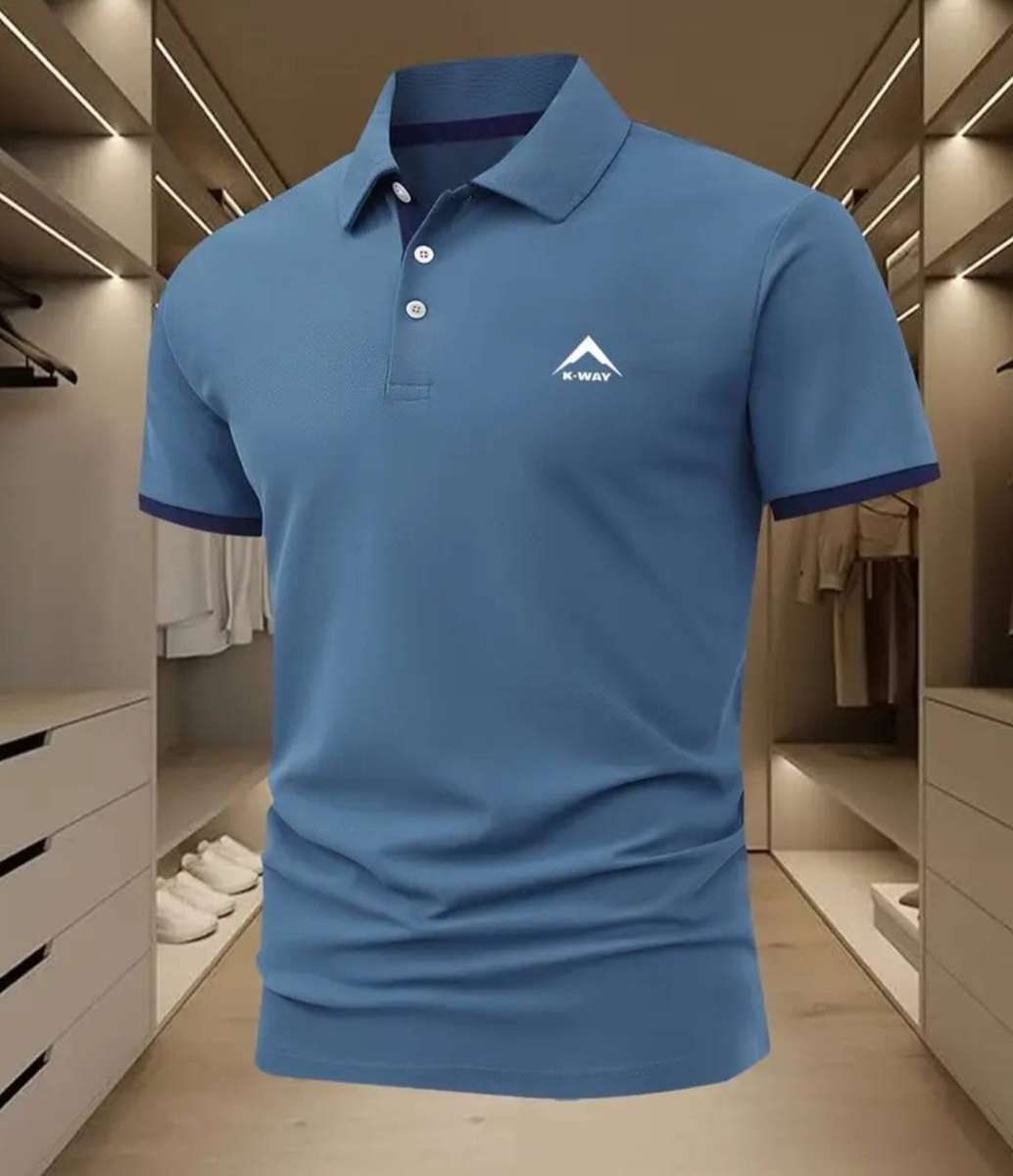 K Way print summer golf shirt