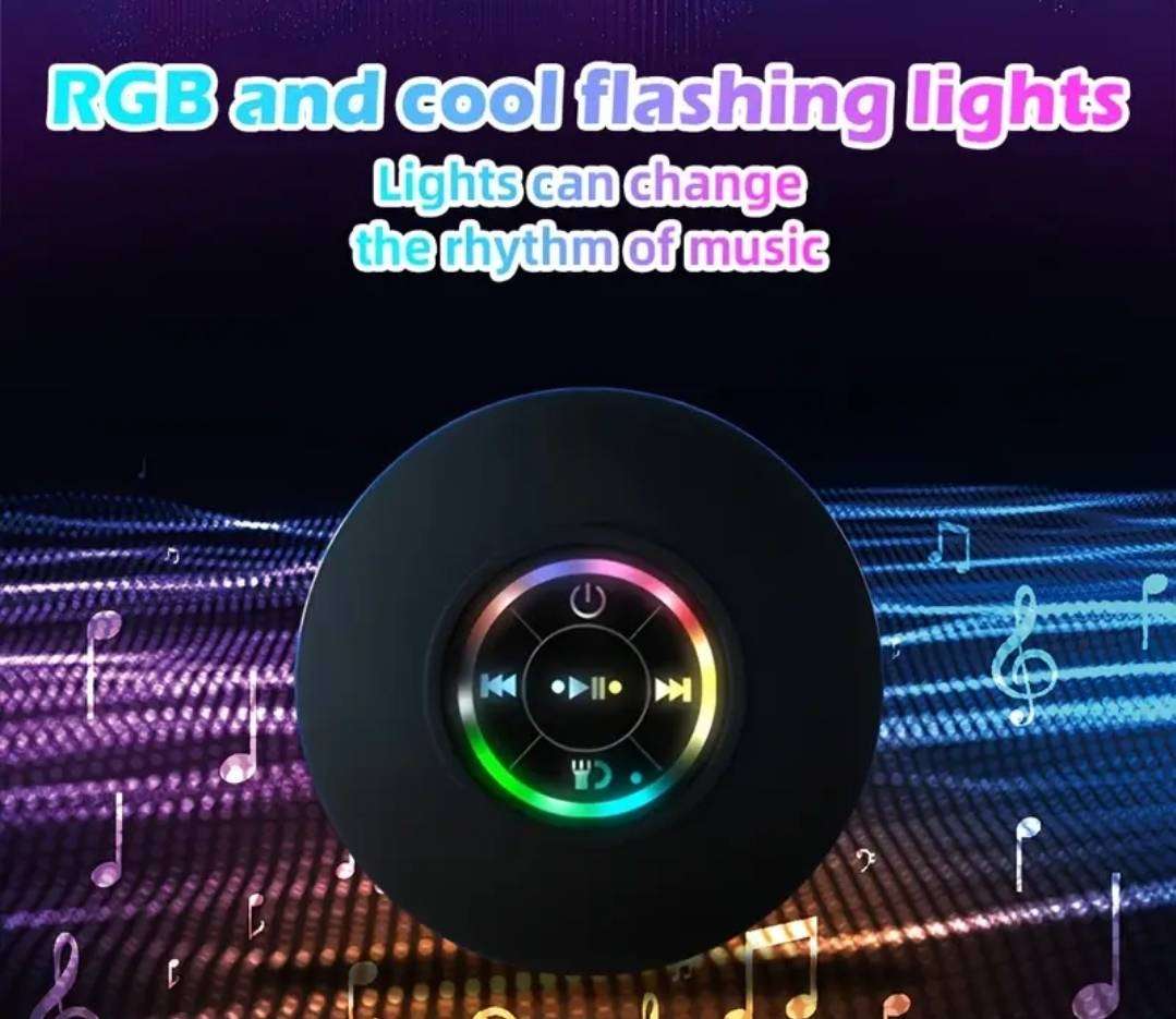Portable Wireless Speaker with LED Lights