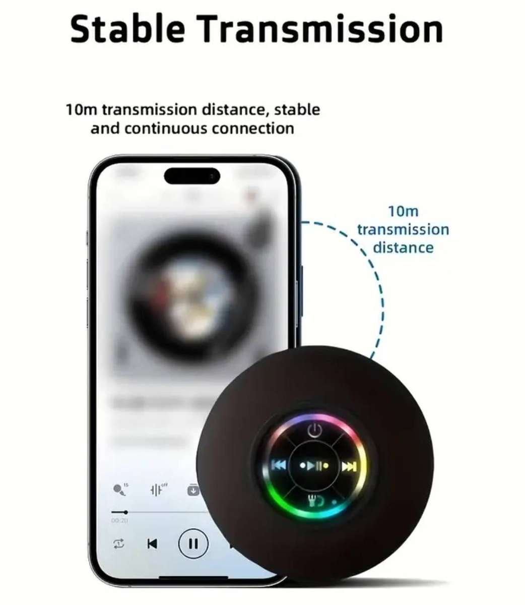 Portable Wireless Speaker with LED Lights