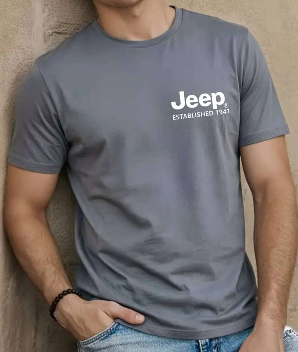 Quick dry easy care T-shirt with print logo - size XL