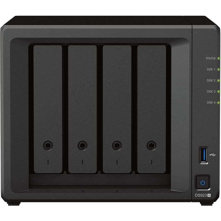 16TB  Synology 3.5Inch 4 x 4TB Drives Synology DS923+ NAS DiskStation  4-Bay Desktop NAS Enclosure