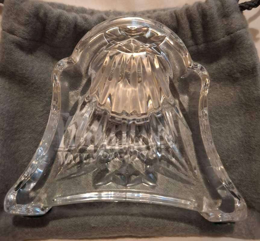 Waterford Crystal Heritage "Abbey" Desk Clock ~ Complete Set with Box & Papers