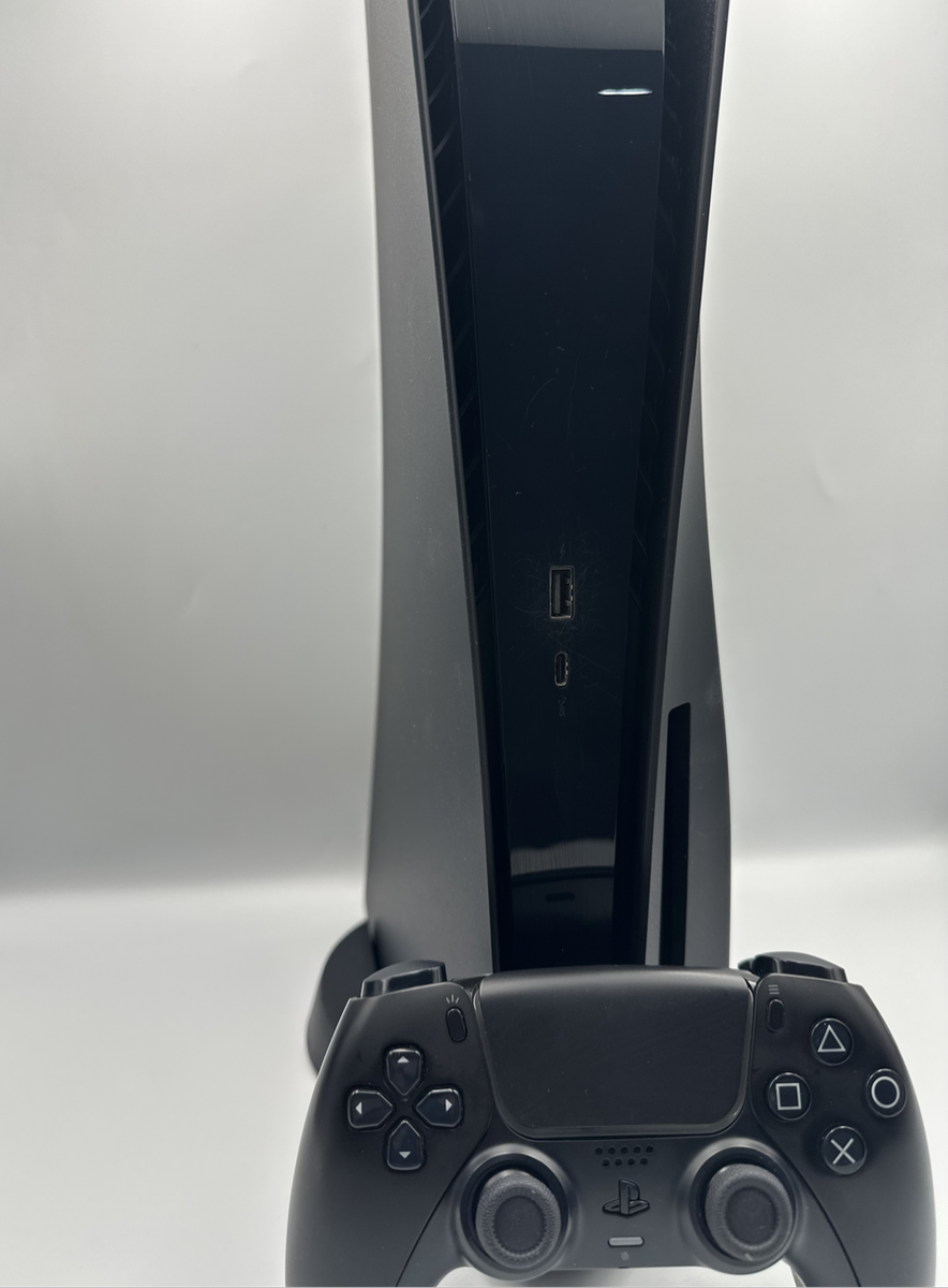 PS5 Disc Edition Console Midnight Black Plates + Controller