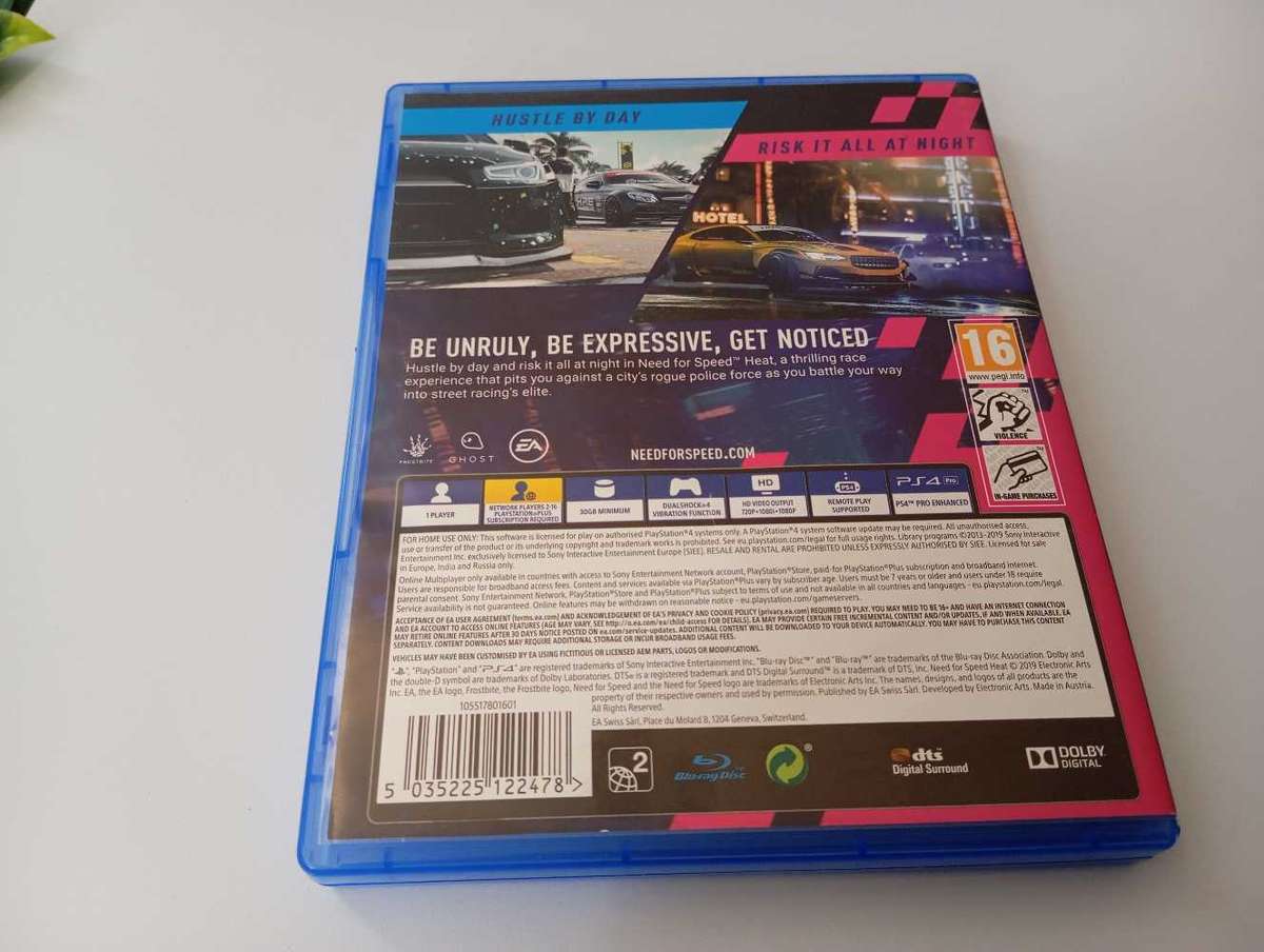 NEED FOR SPEED THE HEAT PS4 EXCELLENT CONDITION