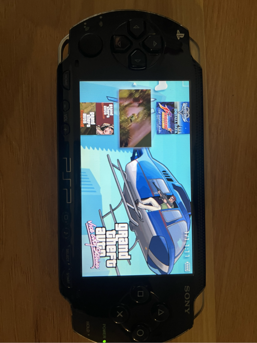 PlayStation Portable (PSP) with 100 games