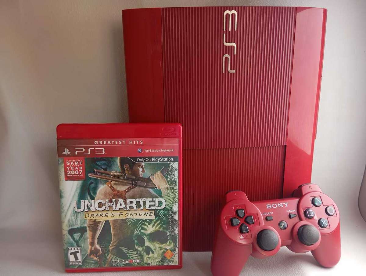PS3 Super Slim Limited Edition  500GB (Includes Uncharted: Game of the Year Edition)