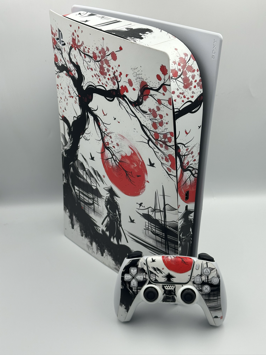 PS5 Samurai Cherry Blossom Edition console