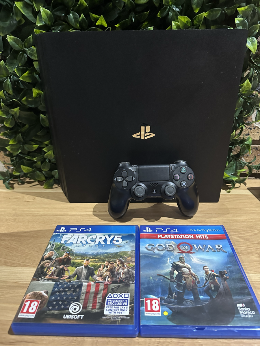 PlayStation 4 Pro PS4 PRO 1TB Console Original Controller + 2 games